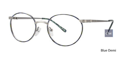 Blue Demi Elan 9158 Eyeglasses.