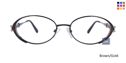 Brown/Gold CE-TRU 915 Eyeglasses