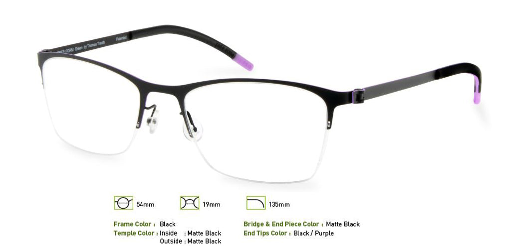 Black Free-Form FFA917 Eyeglasses