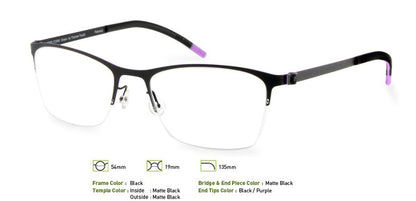 Black Free-Form FFA917 Eyeglasses