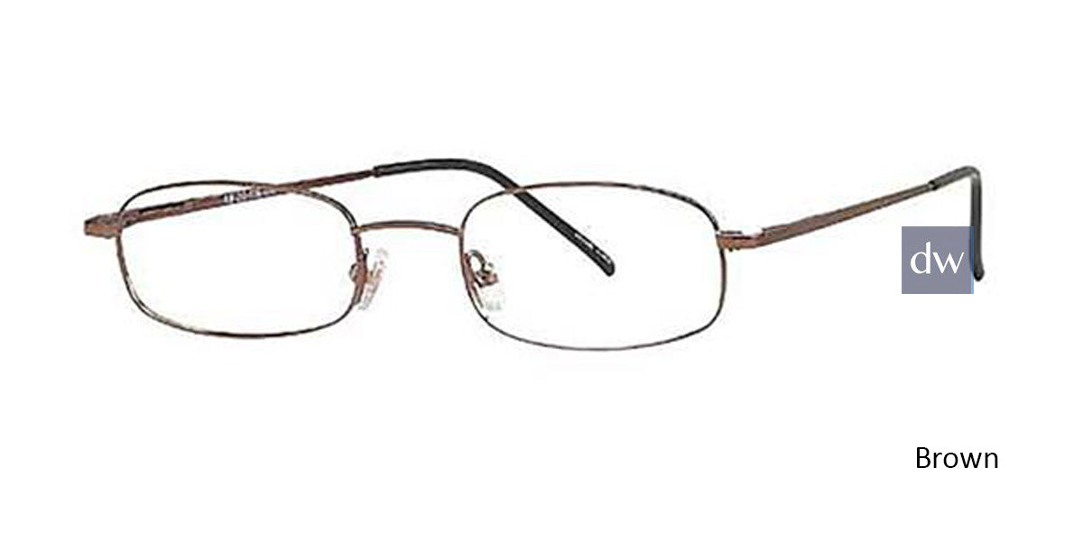 Brown Elan 9200 Eyeglasses.