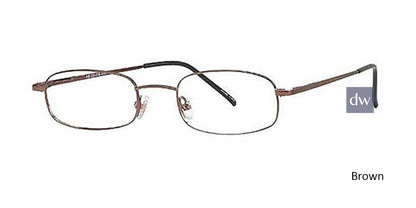 Brown Elan 9200 Eyeglasses.