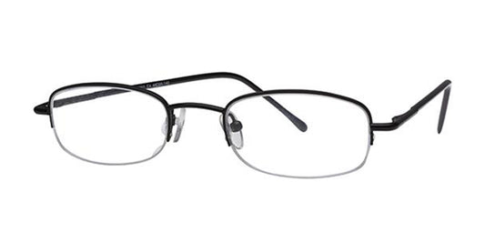 Matte Black Elan 9221 Eyeglasses - Teenager.