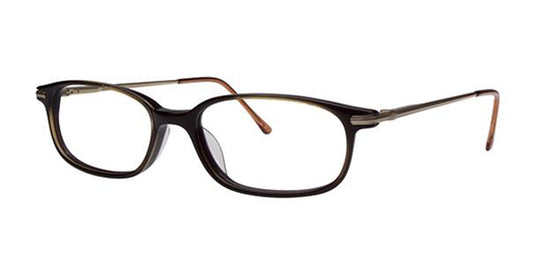 Deep Brown Elan 9225 Eyeglasses.