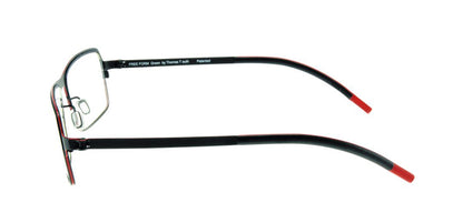 Matte Black Free-Form FFA924 Eyeglasses