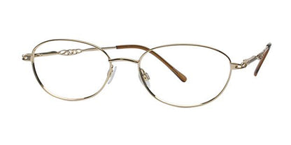 Gold Elan 9299 Eyeglasses.