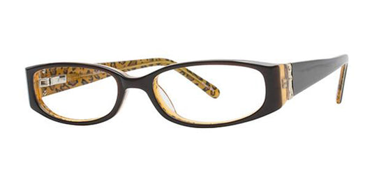 Brown Safari Elan 9413 Eyeglasses.