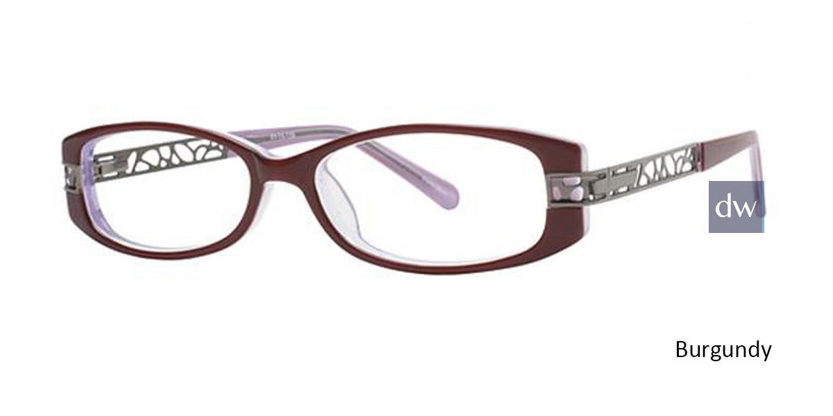 Burgundy Elan 9415 Eyeglasses.