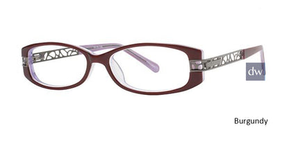 Burgundy Elan 9415 Eyeglasses.