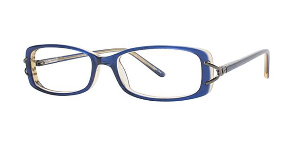 Blue/Honey Elan 9416 Eyeglasses.