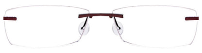 Red/ Dark Gunmetal Free-Form FFA951 Eyeglasses
