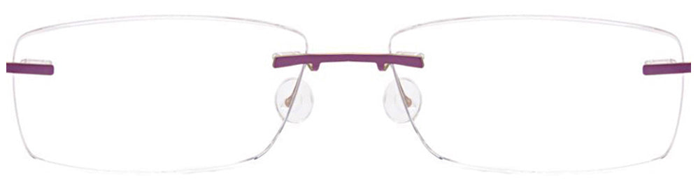 Fuchsia/Gold Free-Form FFA952 Eyeglasses