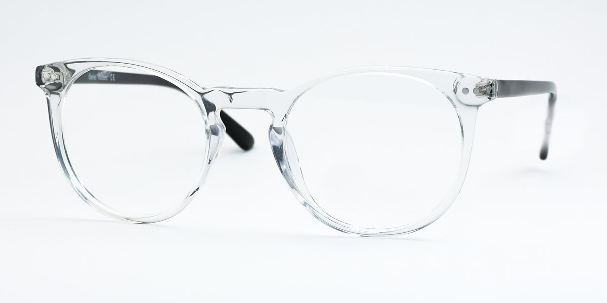 Shiny Crystal/Black Daniel Walters LG044 Eyeglasses - Teenager.