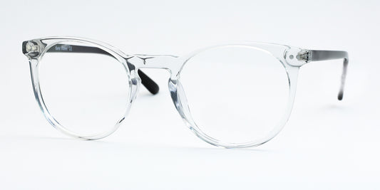 Shiny Crystal/Black Daniel Walters LG044 Eyeglasses - Teenager.