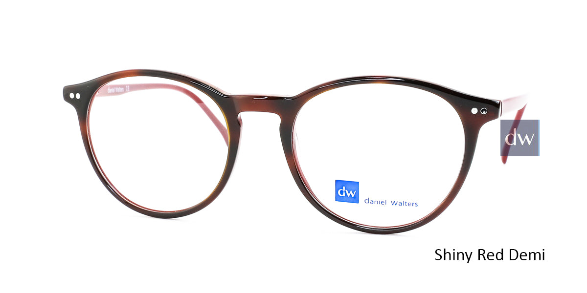 Shiny Red Demi Daniel Walters CB5081 Eyeglasses.