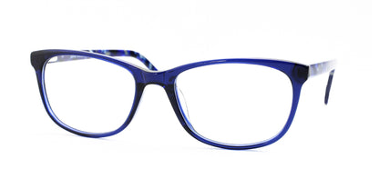 Shiny Blue/Blue Demi Daniel Walters LG026 Eyeglasses.