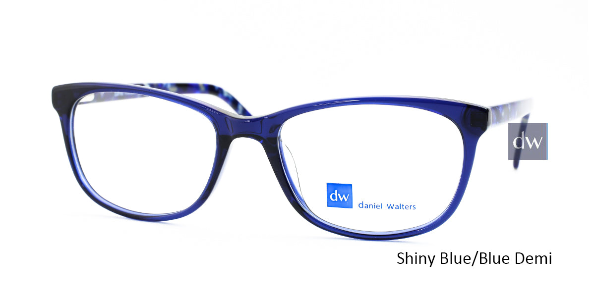 Shiny Blue/Blue Demi Daniel Walters LG026 Eyeglasses.