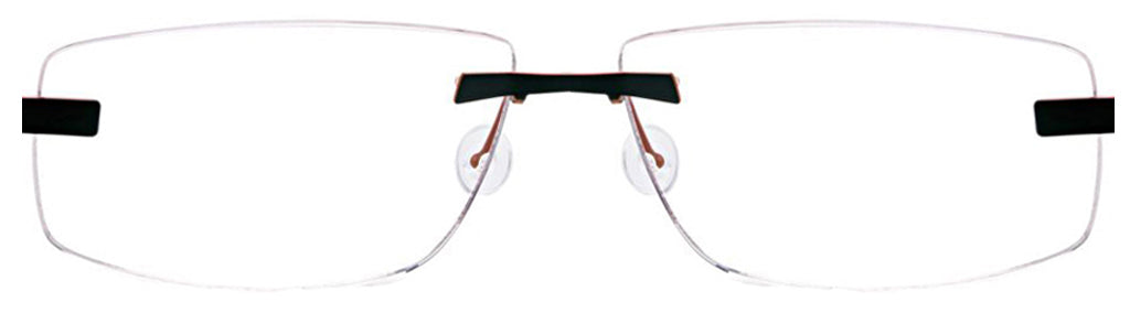 Dark Gunmetal/Orange Free-Form FFA957 Eyeglasses