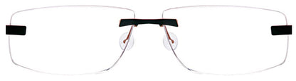 Dark Gunmetal/Orange Free-Form FFA957 Eyeglasses