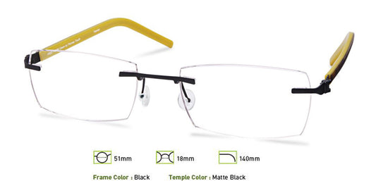 Black Free-Form FFA960 Eyeglasses