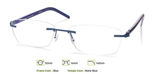 Blue Free-Form FFA963 Eyeglasses