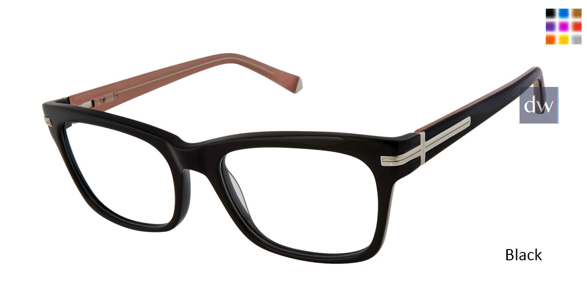 Black Kate Young For Tura K137 Eyeglasses.