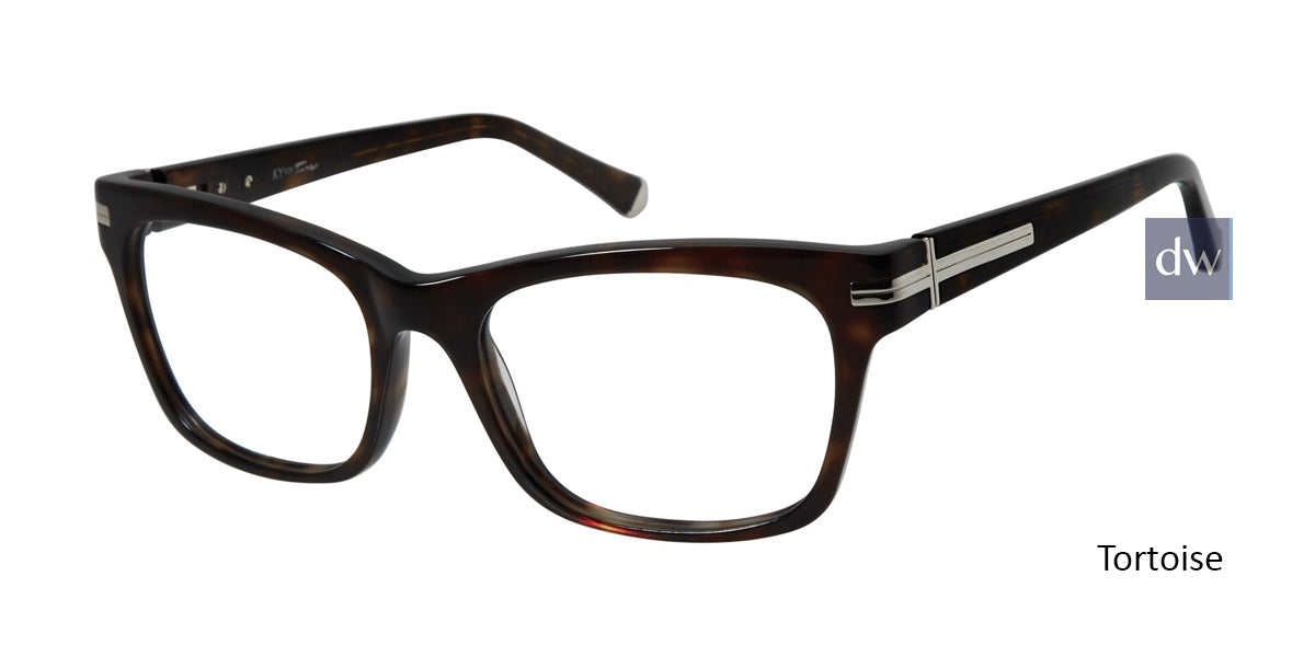 Tortoise Kate Young For Tura K137 Eyeglasses.