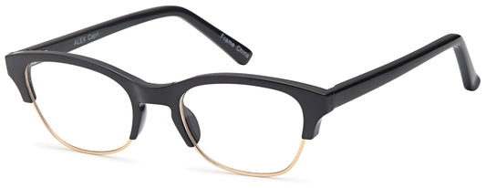 Black Gold Capri Millennial Alex Eyeglasses.