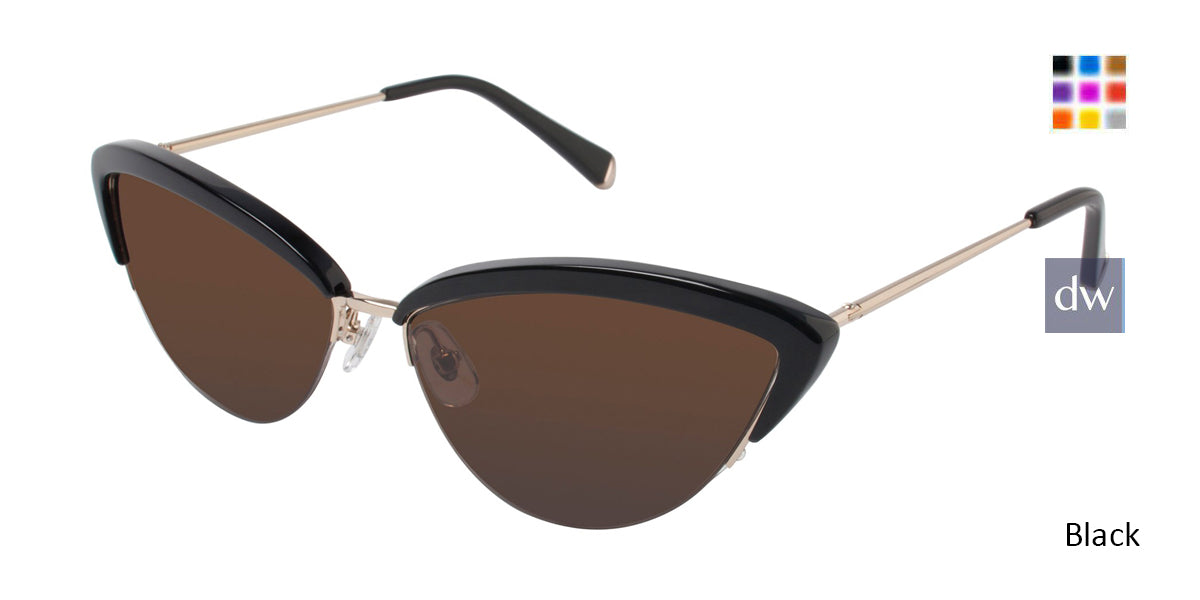 Black Kate Young For Tura K504 Sunglasses.