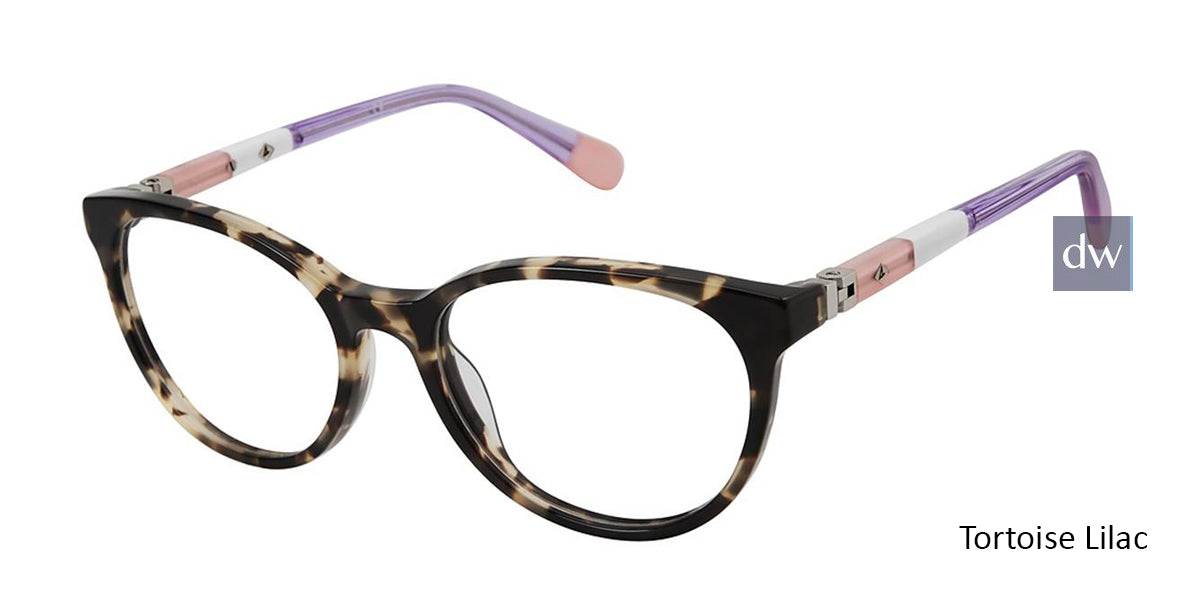 Tortoise Lilac Sperry ANGELFISH Girls Tween Eyeglasses - Teenager.