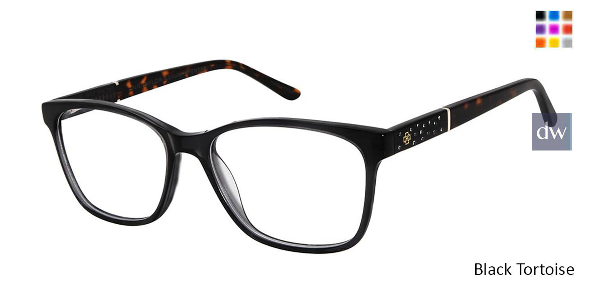 Black Tortoise Ann Taylor AT008 Luxury Eyeglasses.