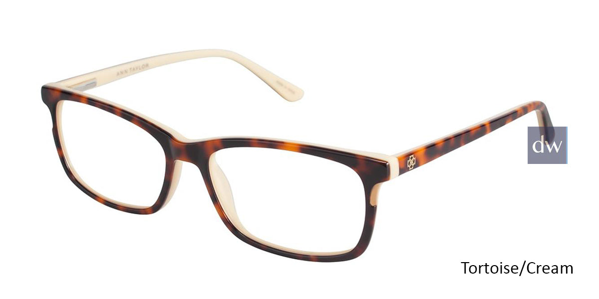 Burgundy/Black Ann Taylor AT322 Eyeglasses.