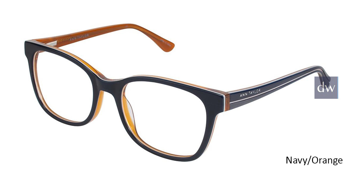 Navy/Orange Ann Taylor AT323 Eyeglasses.