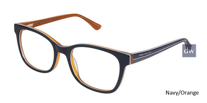 Navy/Orange Ann Taylor AT323 Eyeglasses.