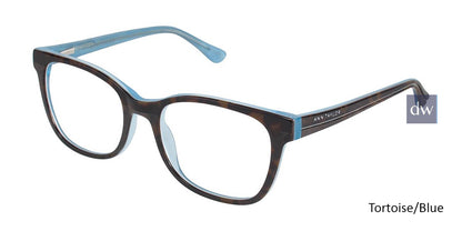 Tortoise/Blue Ann Taylor AT323 Eyeglasses.