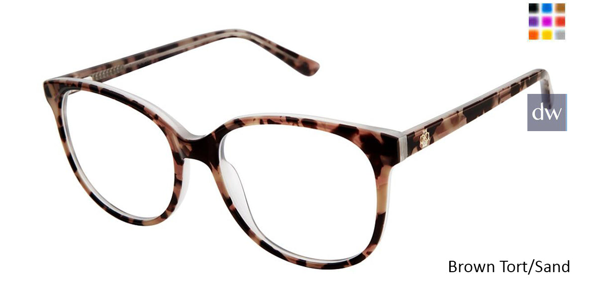 Brown Tort/Sand Ann Taylor AT328 Eyeglasses.