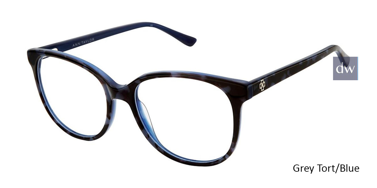 Grey Tort/Blue Ann Taylor AT328 Eyeglasses.