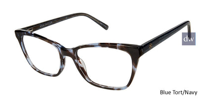 Blue Tort/Navy Ann Taylor AT333 Eyeglasses.