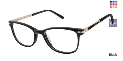 Black Ann Taylor ATP011 Luxury Petite Eyeglasses - Teenager.