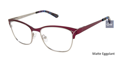 Matte Eggplant Ann Taylor ATP710 Petite Eyeglasses.