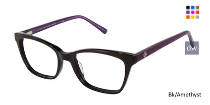 Bk/Amethyst Ann Taylor ATP814 Petite Eyeglasses.