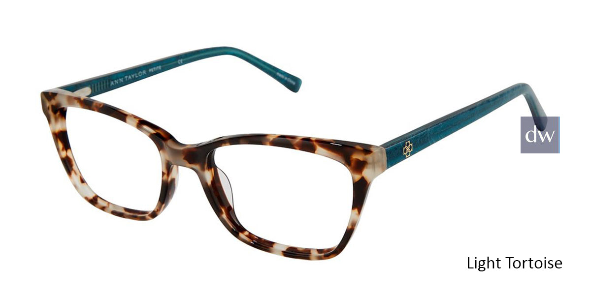 Light/Tortoise Ann Taylor ATP814 Petite Eyeglasses.
