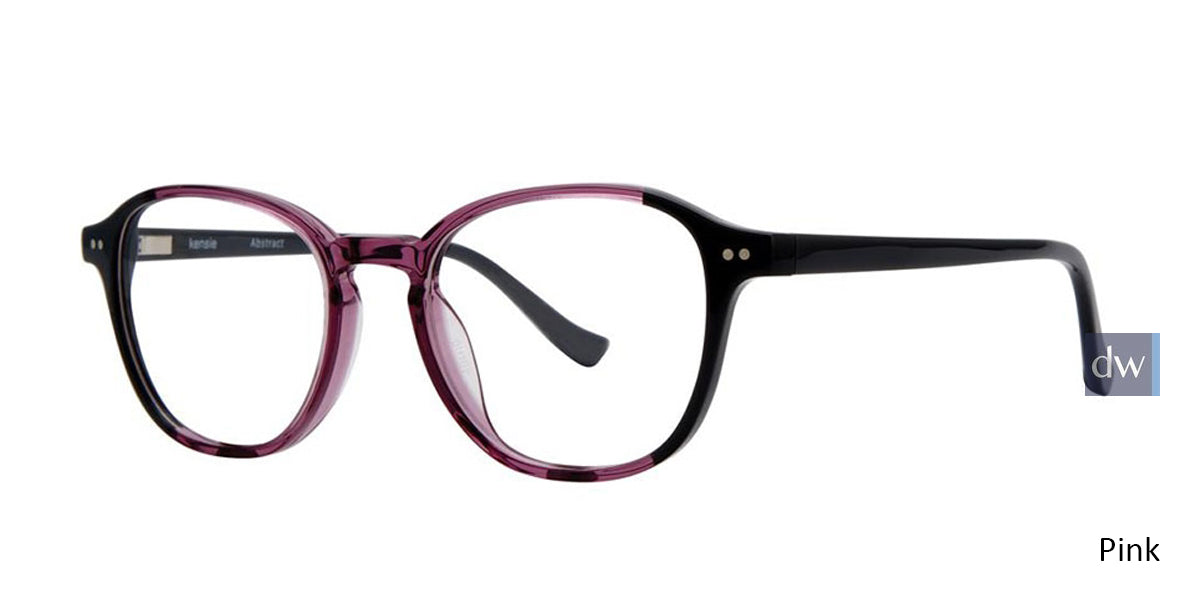 Pink  Kensie RX Abstract Eyeglasses