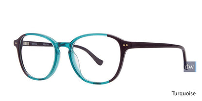 Turquoise Kensie RX Abstract Eyeglasses