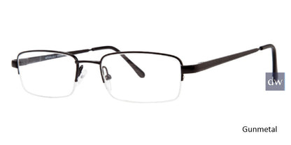 Gunmetal Affordable Designs Gino Eyeglasses.