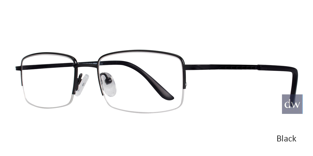 Black Affordable Designs Alex Eyeglasses.
