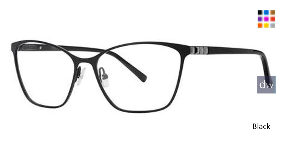 Black Vera Wang Alouette Eyeglasses.