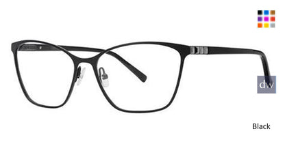 Black Vera Wang Alouette Eyeglasses.