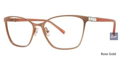Rose Gold Vera Wang Alouette Eyeglasses.
