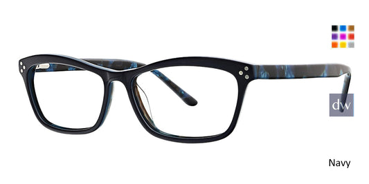 Navy Xoxo Amarante Eyeglasses.